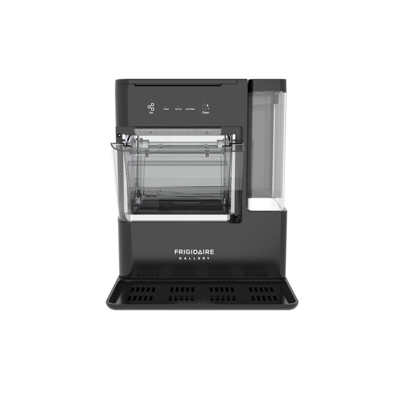 Frigidaire Gallery 38 lbs. Portable Countertop Nugget Ice Maker, Removable Water Tank, Electronic Controls, Black