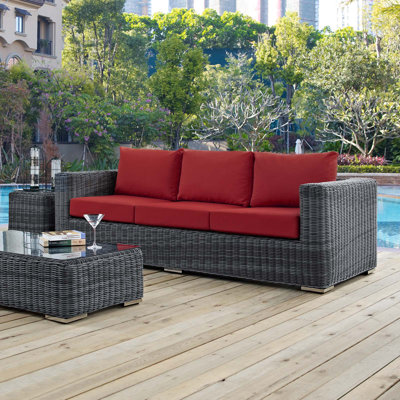 Modway Summon Outdoor Patio Sunbrella Sofa