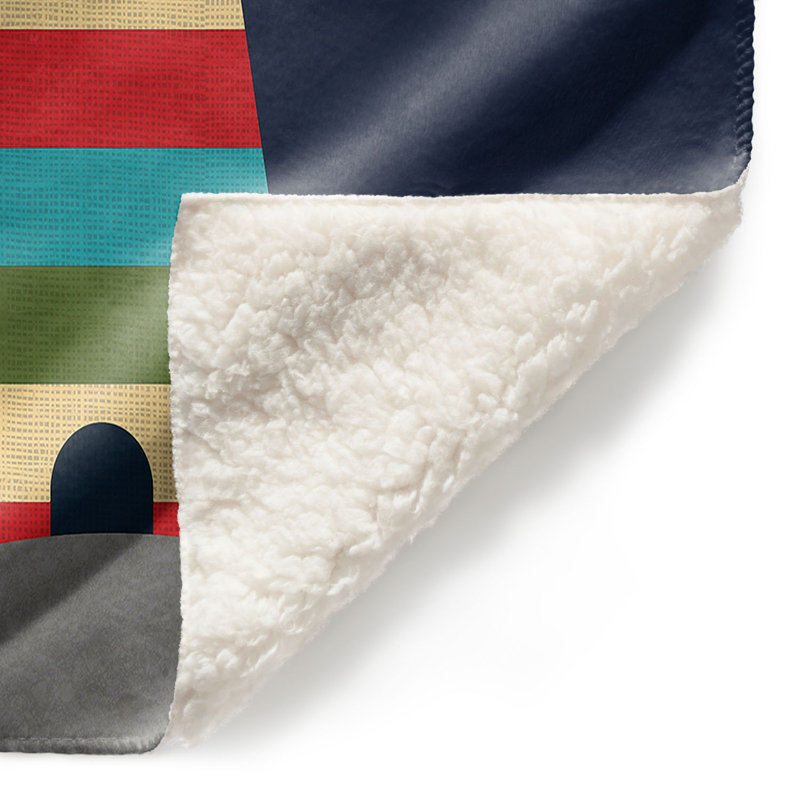 Couverture sherpa doux pour phare de phare, l 51 po x L 60 po