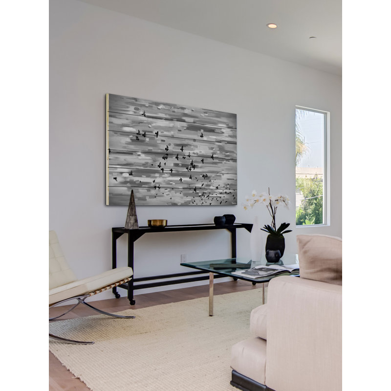 Reproduction d’art sur bois blanc "mansfield" par parvez taj,, 30 po x 45 po