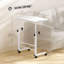 Bureau debout mobile à hauteur réglable, bureau debout, blanc-218631674