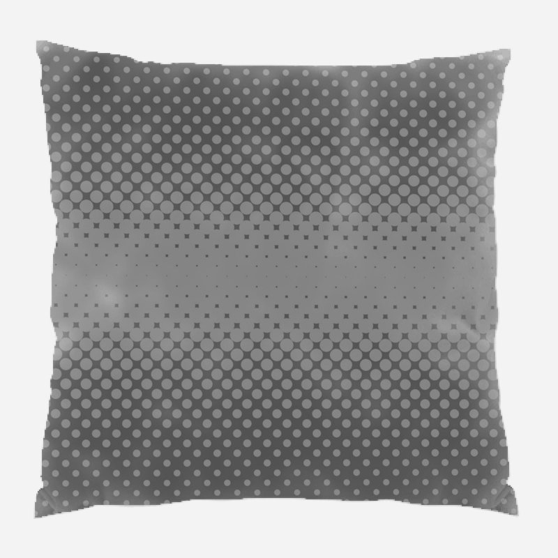 Coussin décoratif en demi-teinte