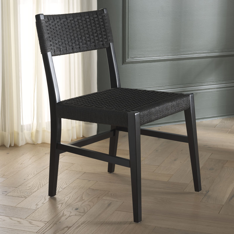 Chaise de salle à manger Dutton, Noir