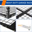Supports de garage surélevés, supports de rangement de plafond réglables, capacité de charge de 600 lb, avec panneaux latéraux-443573410-468489189