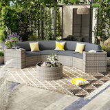 7 Piece  Rannan Sofa Seating Group With Cusnhions