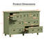 Commode rétro 7 tiroirs l 47,24 po-54560041