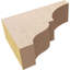 Bois de cèdre brut Asheboro, grain de bois TimberThane Corbel, apprêté brun clair-87599693
