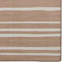 Tapis intérieur / extérieur à rayures brun clair / crème Kivett-799138710