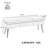 Faux Leather Upholstered Storage Bench Ottoman-479081568
