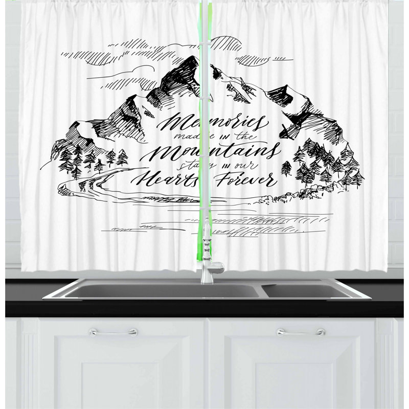 Tailored Kitchen Curtain