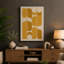 Ochre Forms Mid-Century - Wrapped Canvas-1390149093-1390149088