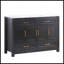 Meuble-lavabo 48 po avec lavabo en céramique, rangement abondant - 4 portes et tiroirs à fermeture en douceur-700278978