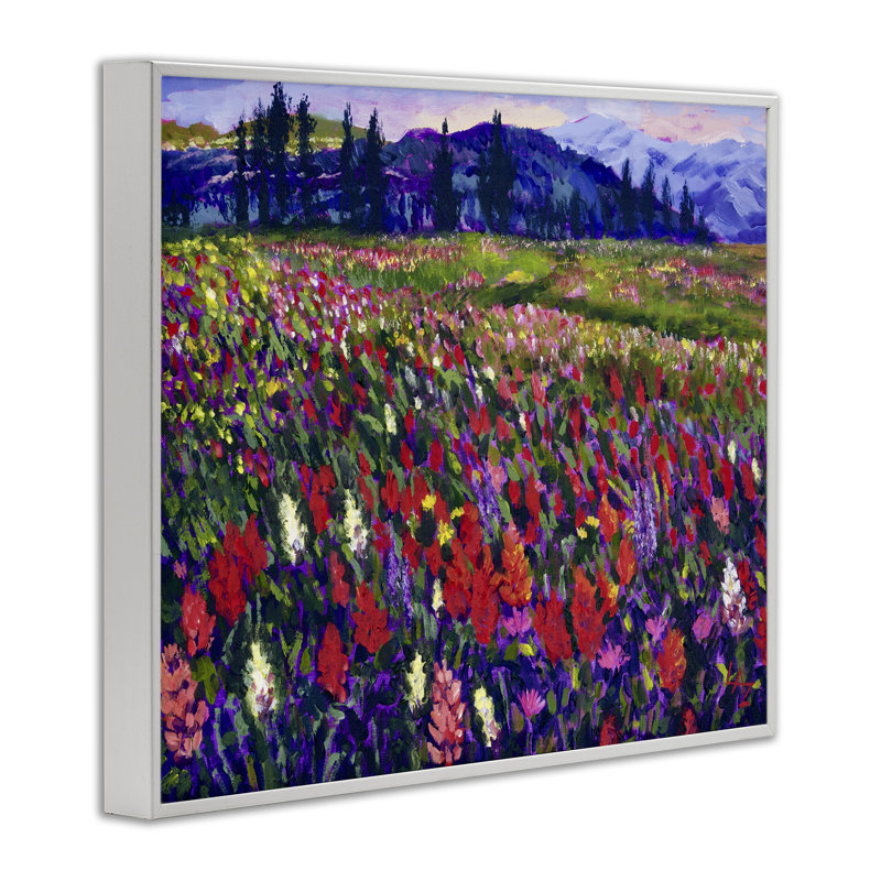 Giclée encadrée Roadside Rhyth Meadow, design par Lee Ann Zirbes, H 16 po x l 20 po
