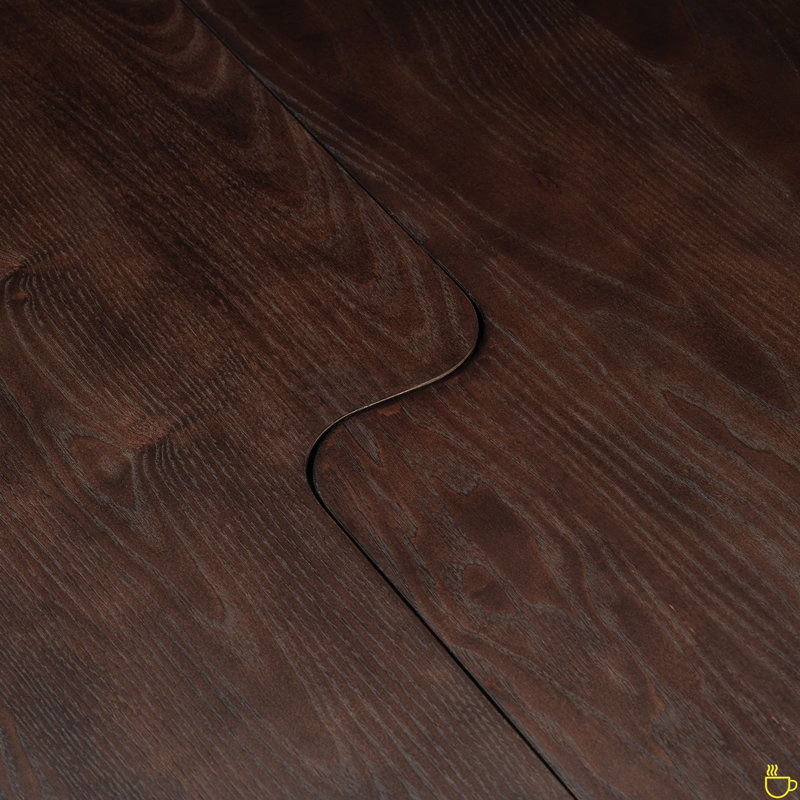 Rectangle Coffee Table With Splicing Design, Multifunctional Combination Table, Espresso