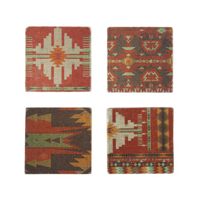 Ensemble de sous-verres 4 pièces Aztec