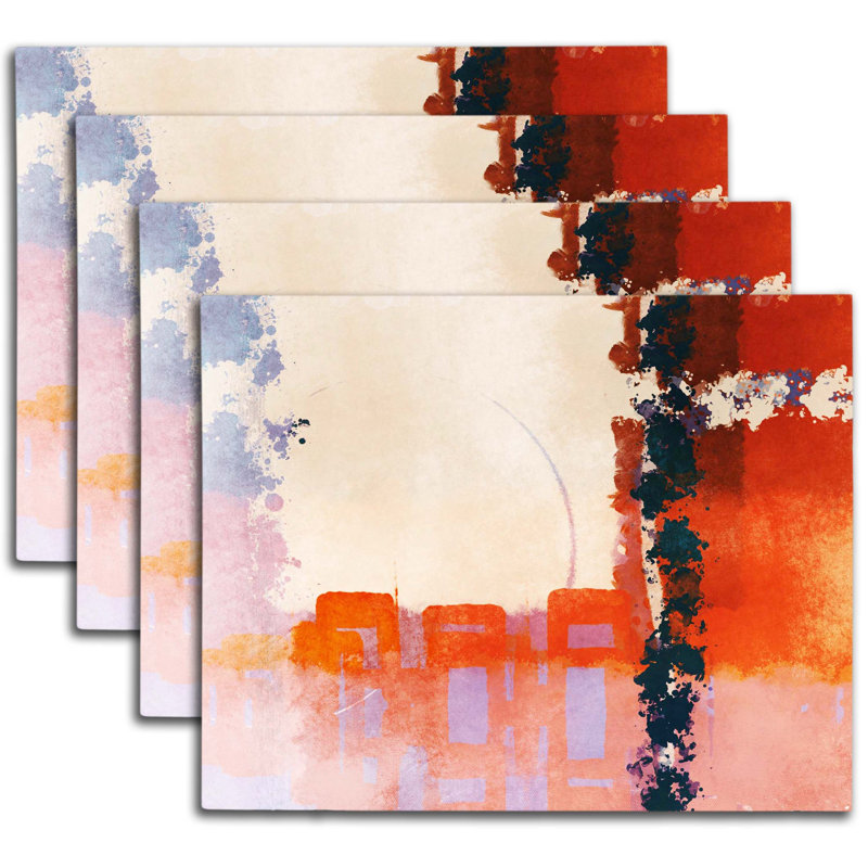 Napperon abstrait en polyester