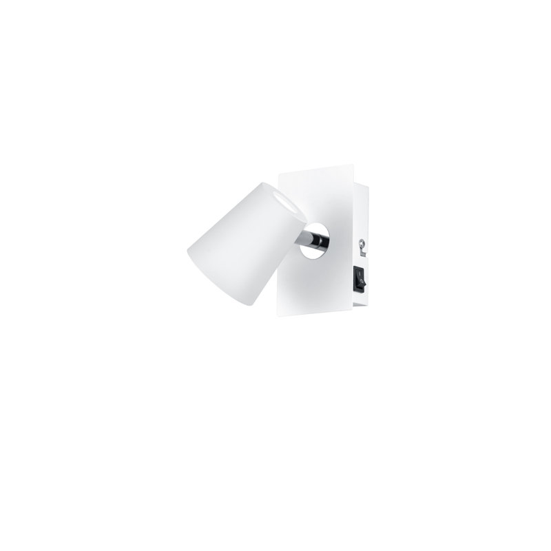 Nbad LED Semi Flush Mount, Matt White