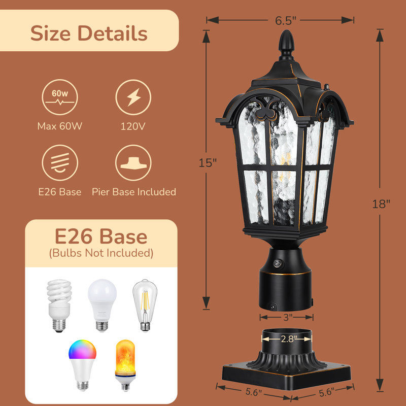 Aarent Water Pier Mount Light