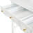 White Makeup Vanity Table With Reversible Mirror, Elegant Molding On Mirror And Legs, 5 Drawers For Organized Storage, Stool Accessories,