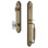Complete Inactive Arc Dummy Handleset with Baguette Crystal Knob and Arc Rosette