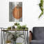 «Hello Fall Pumpkin on Shiplap» par Cindy Jacobs, art mural en métal-774452250