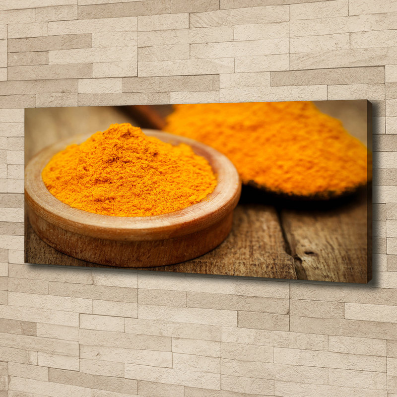 Turmeric Spice - Wrapped Canvas Print