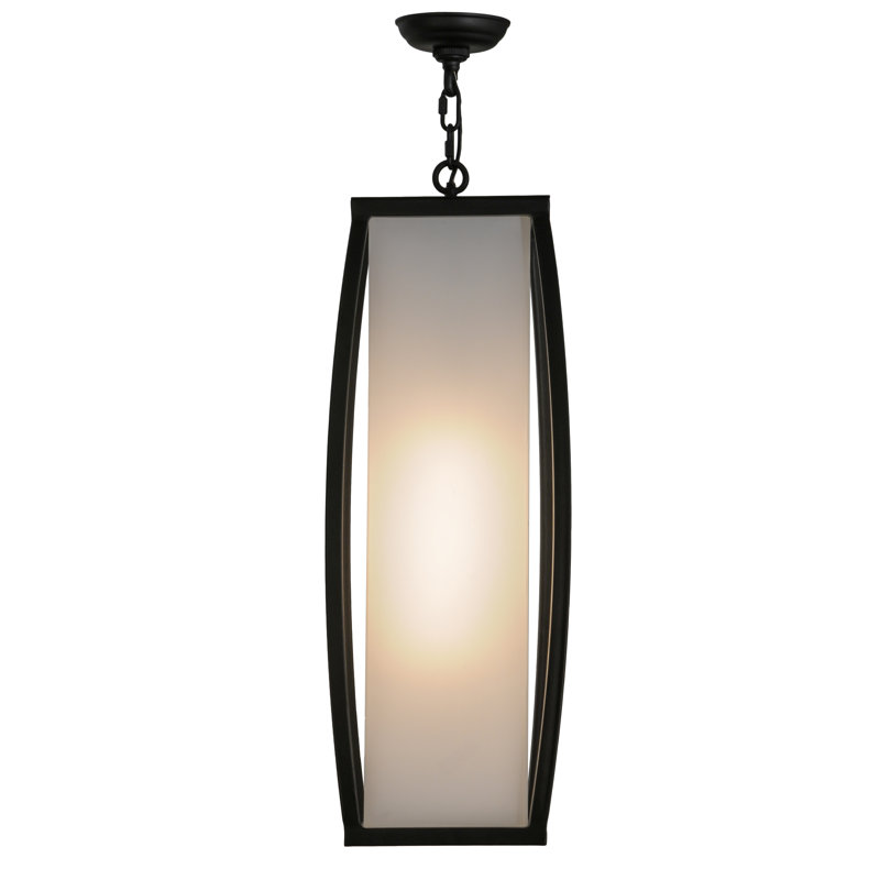 Luminaire rectangulaire simple 1 lumières, H 35 à 64 po x l 15 po x P 15 po