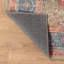 Tapis traditionnel à médaillon rouge Marin - tissé à plat, surface lavable avec envers antidérapant-179930406-179585100