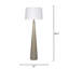 Alps Steel Floor Lamp, Warm Grey