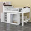 Loft Bed with Wardrobe, Storage Cabinet-1242013193