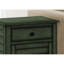 Table d'appoint en placage antique, convenant à la table de chevet de la chambre à coucher et au côté du salon avec compartiments de rangement inclus, ou table