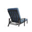 Chaise longue en fonte d'aluminium pour terrasse-590130177