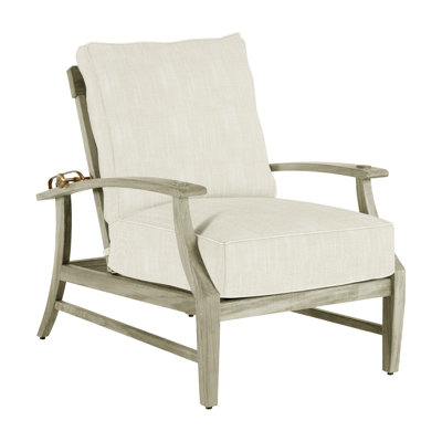 Croquet Teak Patio Chair with Cushions