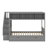 Twin Over Full Bunk Bed With Shelves, Storage Staircase And 2 Drawers-1193368171