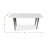 Milano 53" x 18" Carrara Marble Console Table with Iron Legs
