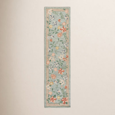 Martha Stewart Hand-Tufted Floral Wool Rug