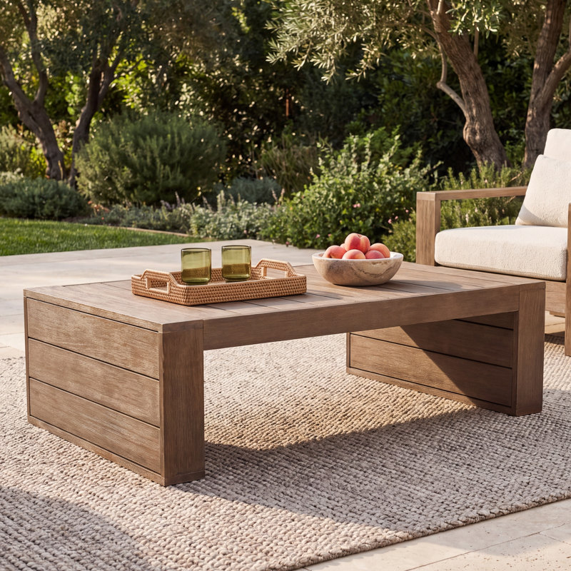 Westport Eucalyptus Patio Coffee Table