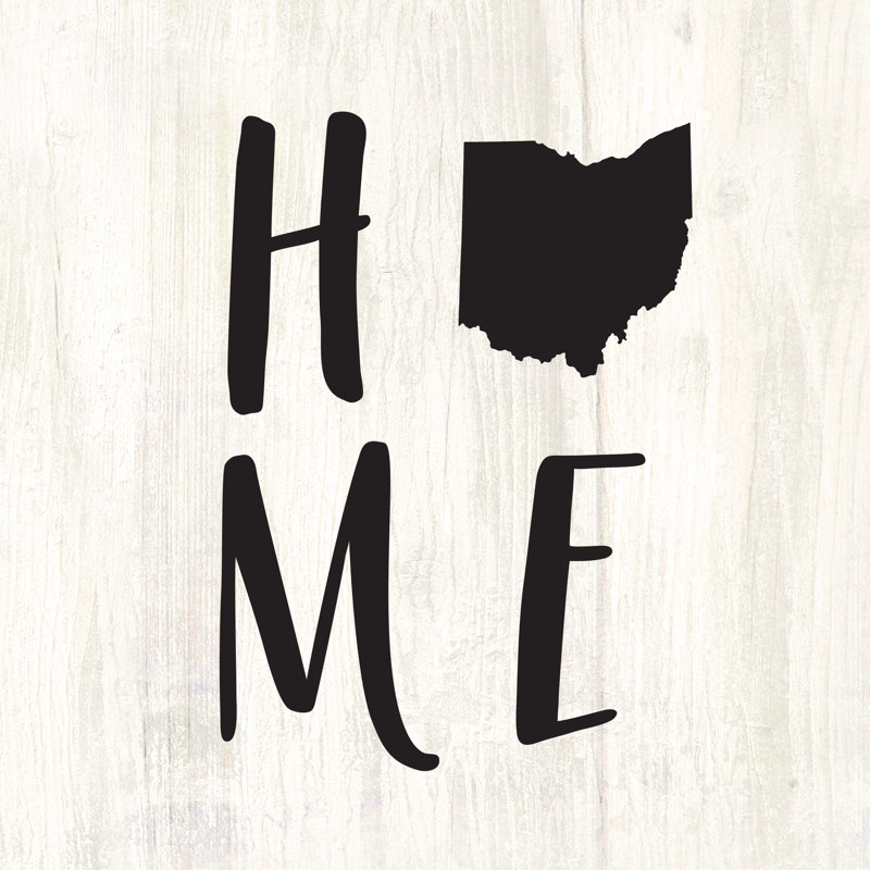 Ohio Black - Wrapped Canvas Print, 76cm H x 76cm W x 3.8cm D