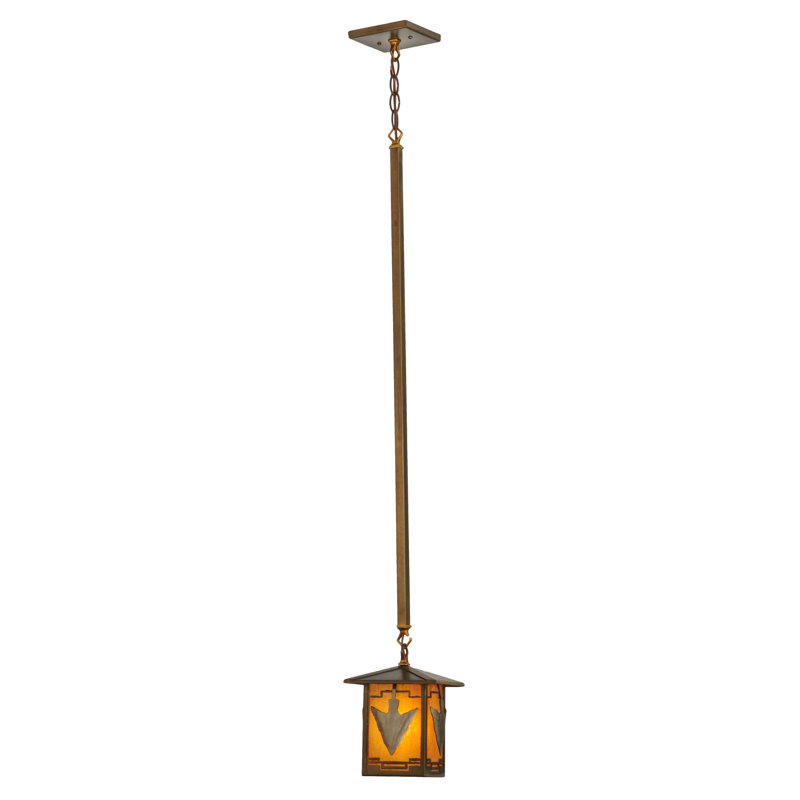 Luminaire suspendu carré / rectangulaire à 1 lumière Arrowhead