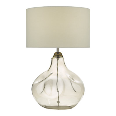 Socotrine Glass Standard Table Lamp