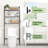 Bamboo Over The Toilet Storage Cabinet-1445142553