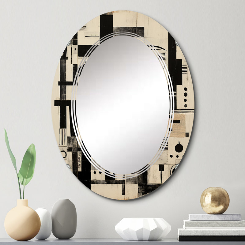 Zephra Oval Mirror, 30" x 20"