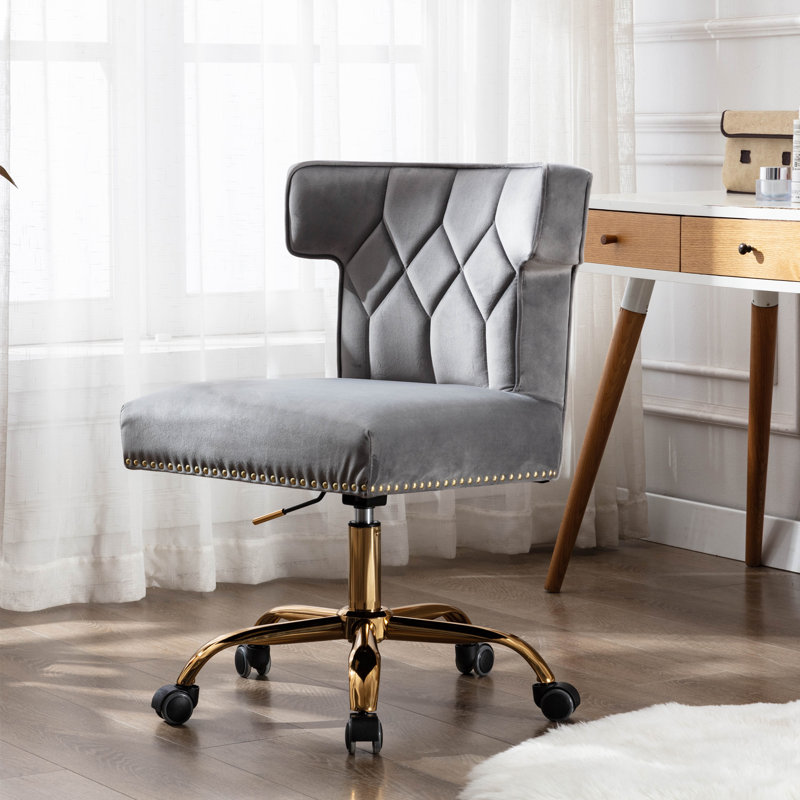 Chaise de travail gager, gris