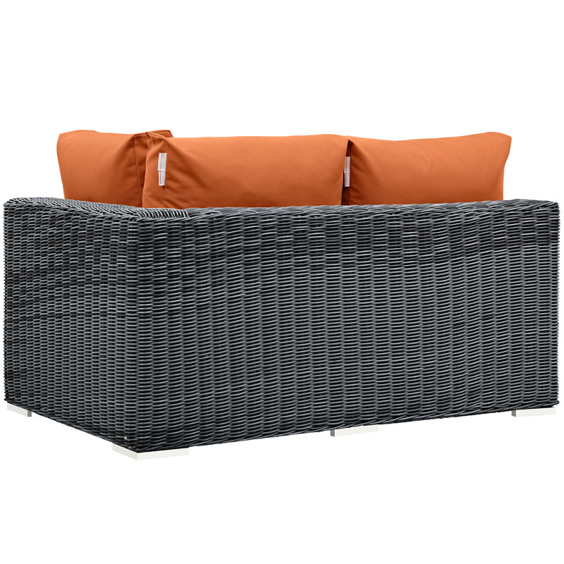 Causeuse Modway, Toile Sunbrella® toscan