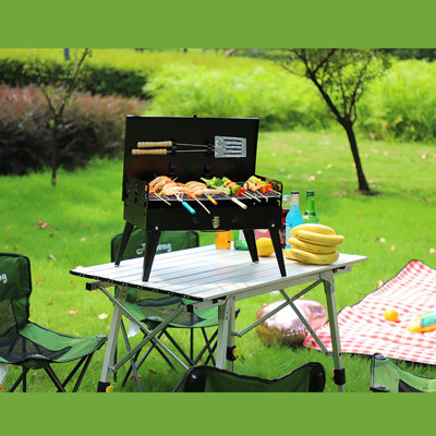 HALLOLURE 18.1'' W Portable Charcoal Grill