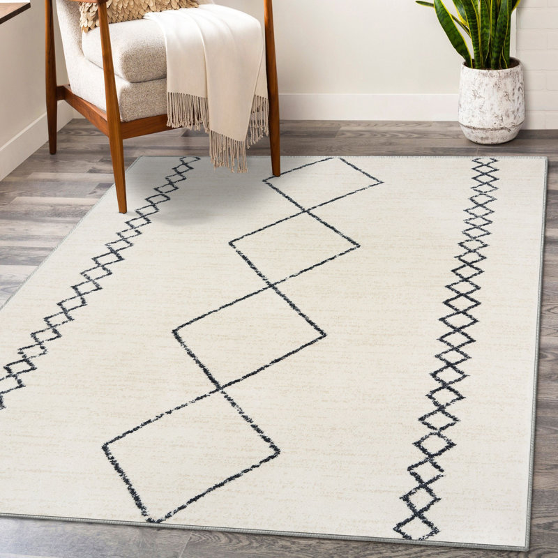 Adilenne Geometric Indoor Rug, Rectangle 8' x 10'