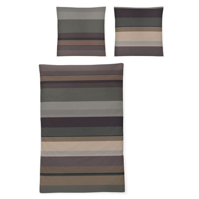Sky 8424 Mako Satin Duvet Cover Set, Multicolor, 240 x 220cm - 2 cushions 80 x 80cm)
