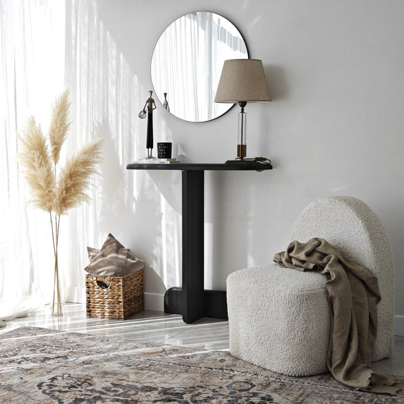 Oded 80cm Console Table, Anthracite