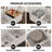 33 x 20 Inch Fireclay-Made Farmhouse Kitchen Sink Reversible with Deep Double Bowls Design & Full Accessories