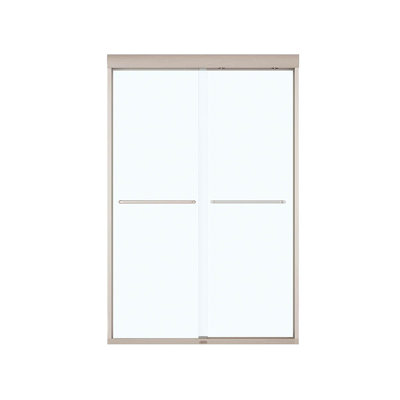 Porte de douche double coulissante semi-sans cadre 43 po x 71 po Kameleon